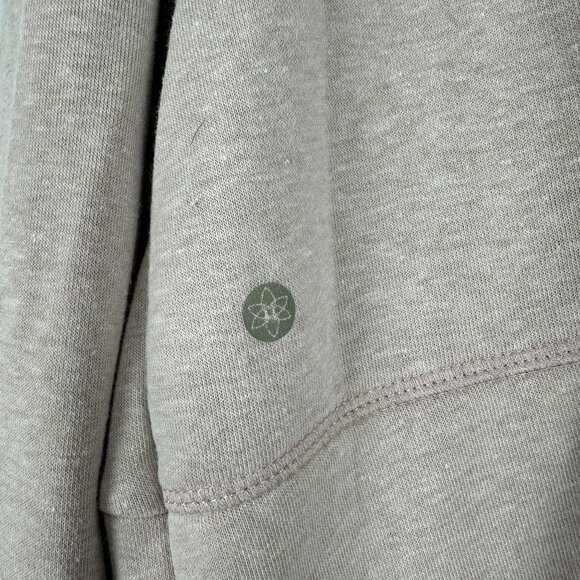 Harmony And Balance Open Front Cardigan Womens Large Neutral Tan Knit - Picture 5 of 6